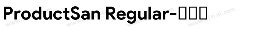 ProductSan Regular字体转换